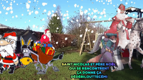 le pere noel a rencontre saint nicolas